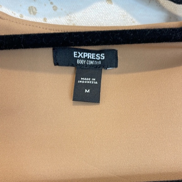 Express Body Counter White and Caramel Bodysuit Bundle (2) size medium - Picture 3 of 3